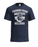 Thomas High School Bulldog Stripes FRIDAY T-shirt(Grades 7-12)