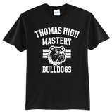 Thomas High School Bulldog Stripes FRIDAY T-shirt(Grades 7-12)