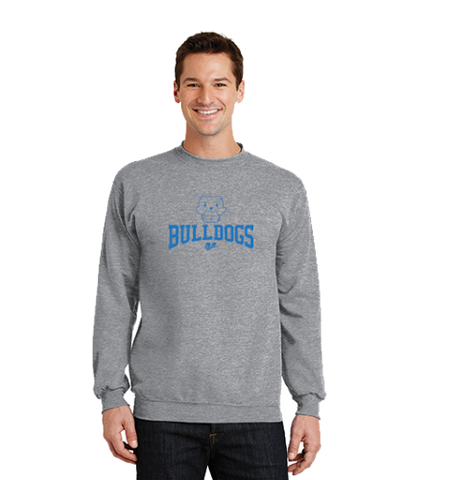 Crewneck Sweatshirt with Bulldogs Logo