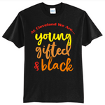 Adult 50/50 Tee Shirt - Young Gifted & Black