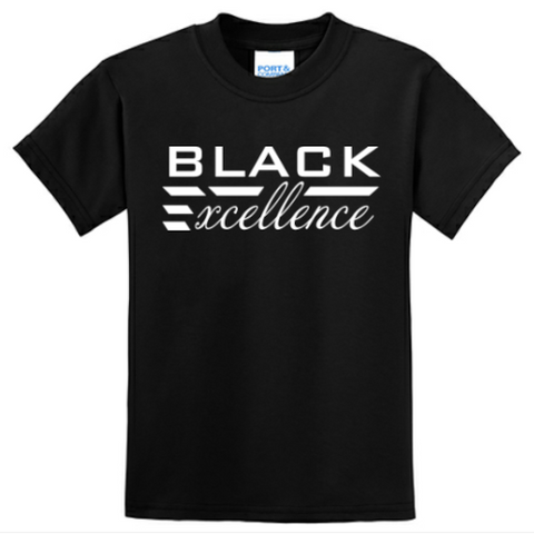 Youth 50/50 Tee Shirt - Black Excellence